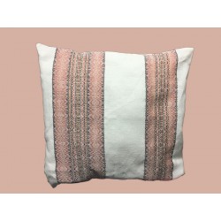 Coussin en lin - tissage...