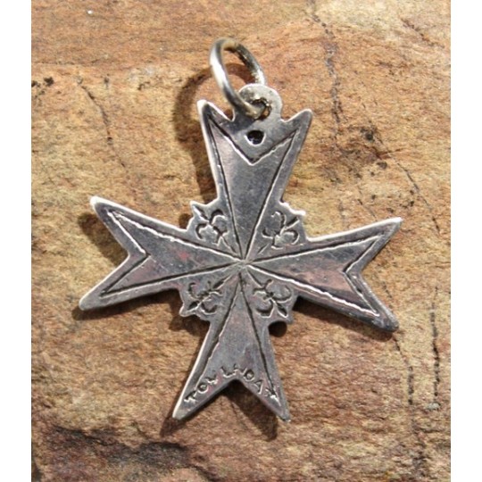 Pendentif Croix De Malte En Acier - Neuf Avec étiquettes, Marque OxcmoBijoux, Réf. Jc-gx1015s