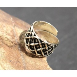 Bague Cylindre Entrelacs