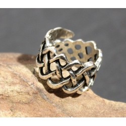 Bague Cylindre Entrelacs...