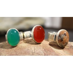 Bague Pierre Ovale