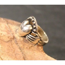 Grande Bague Cœur et Mains