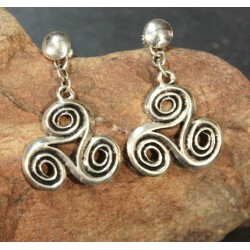 Boucles d'Oreilles Triskels