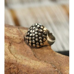 Bague Ronde Cloutée
