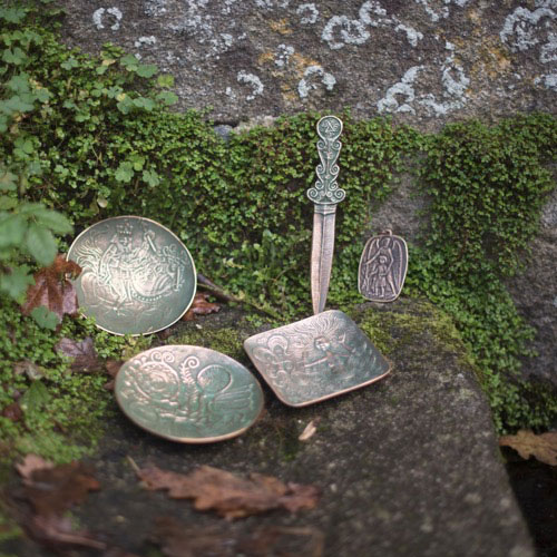 objets breton décoration bronze
